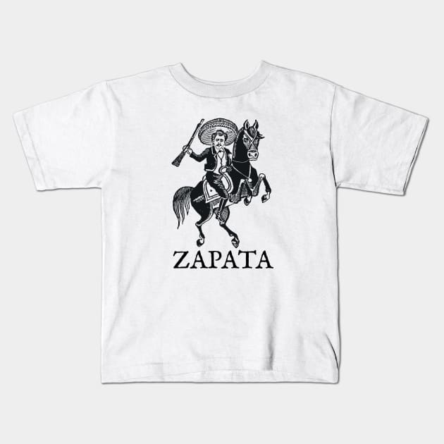 Emiliano Zapata Kids T-Shirt by dan89